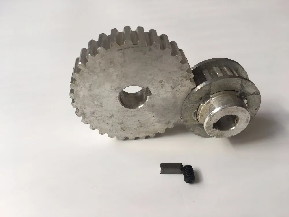 Freeshipping 2 unids/set accesorios de torno para el hogar en miniatura engranaje sincrónico de Metal S/N: CJ0618-148 S/N: CJ0618-027