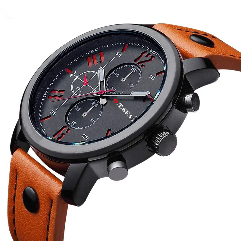 Fashion O.T.SEA Brand Casual Watches Men Military Sports Watch Quartz Analog Wrist watch Male Relogio Masculino 8192