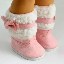 Кукольная одежда, кукольные аксессуары, милая розовая кукольная обувь для 18 дюймов, американская девочка кукла, рождественский подарок