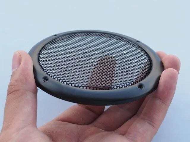 10 шт. сабвуфер автомобильные колонки Чехлы вафельные DIY сетки грили черный