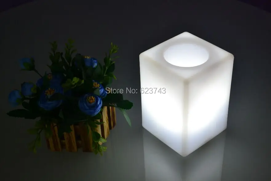 4Pcs/Pack Multi-Colors Touch Senor LED Cuboid Ice Bucket Waterproof rechargeable for LED pot/ bars Table Light/LED Storage tank 4Pcs/Pack Multi-Colors Touch Senor LED Cuboid Ice Bucket Waterproof rechargeable for LED pot/ bars Table Light/LED Storage tank