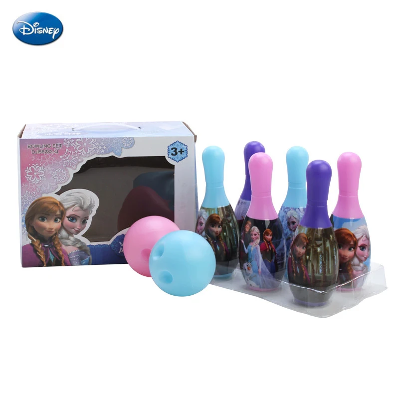 

Disney frozen game children early childhood educational toys cartoon fun bowling set toy sports games for kids birthday gift