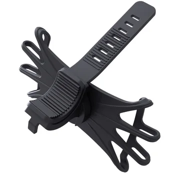 

Bicycle Mobile Phone Holder Silicone safe 360 Degree Rotating Stable Handlebar Mount Works on any phone bike holder