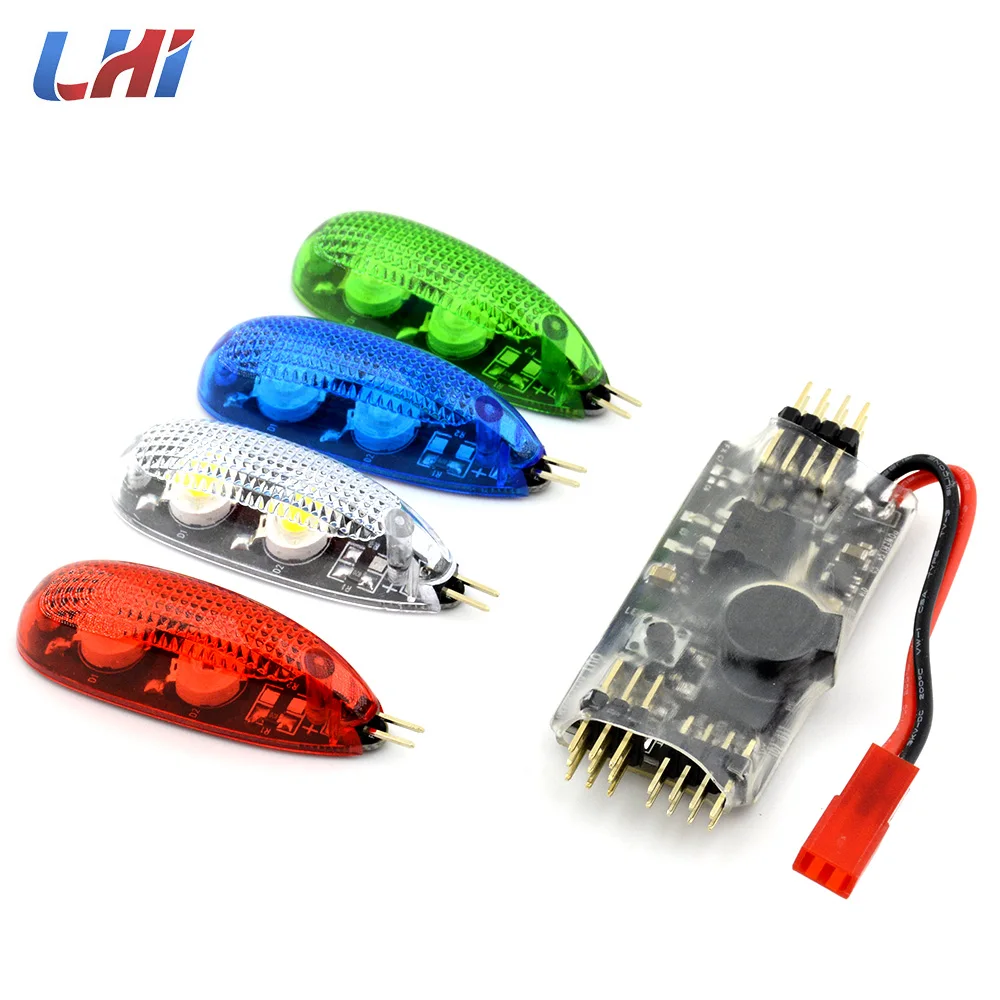 

LHI Quadcopter New LED Intelligent Navigation Light V1 Red Green White Blue Wireless for FPV Racing Drone