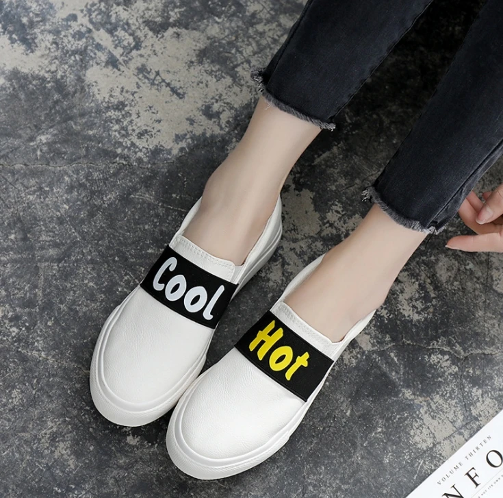 

High Quality Women's Shoes Sneakers 2019 Spring Fashion Women White Shoes Platform Sneakers Casual Ladies All-Match Shoes XZ11