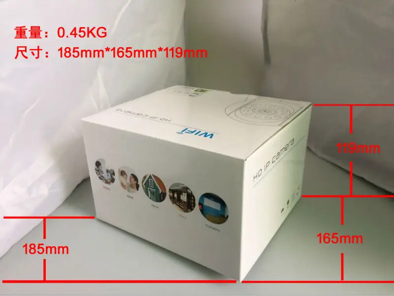  HD Mini Wifi IP Camera Wireless 720 P Smart P2P Baby Monitor di Rete CCTV Telecamera di Sicurezza d