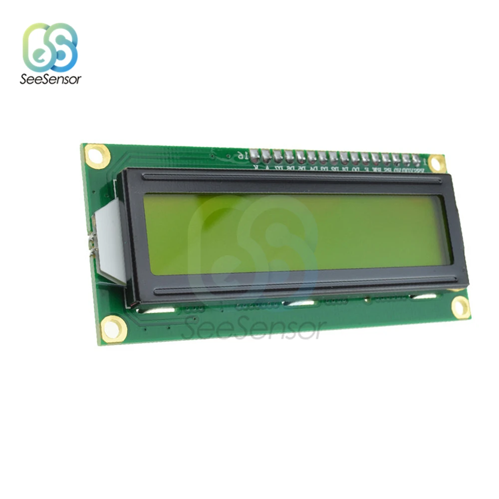 LCD1602 1602 Модуль Желтый экран с IIC/I2C 16x2 символ ЖК дисплей модуль для arduino|Детали и