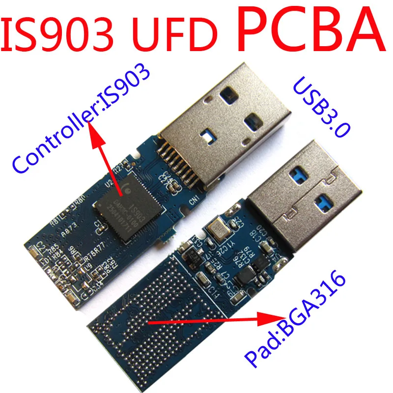 

ETPCBAKIT USB FLASH DRIVE PCBA, DIY UDF Kits,USB3.0 Pendrive Kits,IS903 Controller ,Only for some SAMSUNG NAND FLASH with BGA316