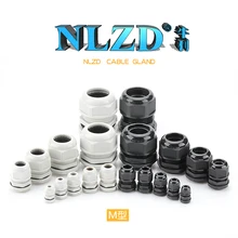 10 шт Черный Цвет Водонепроницаемая нейлоновая Пластик кабельный сальник для герметизации провода с разъемом для 3-21 мм кабель провод M12x1.5 M16/18/20/25/32/36/40x1,5