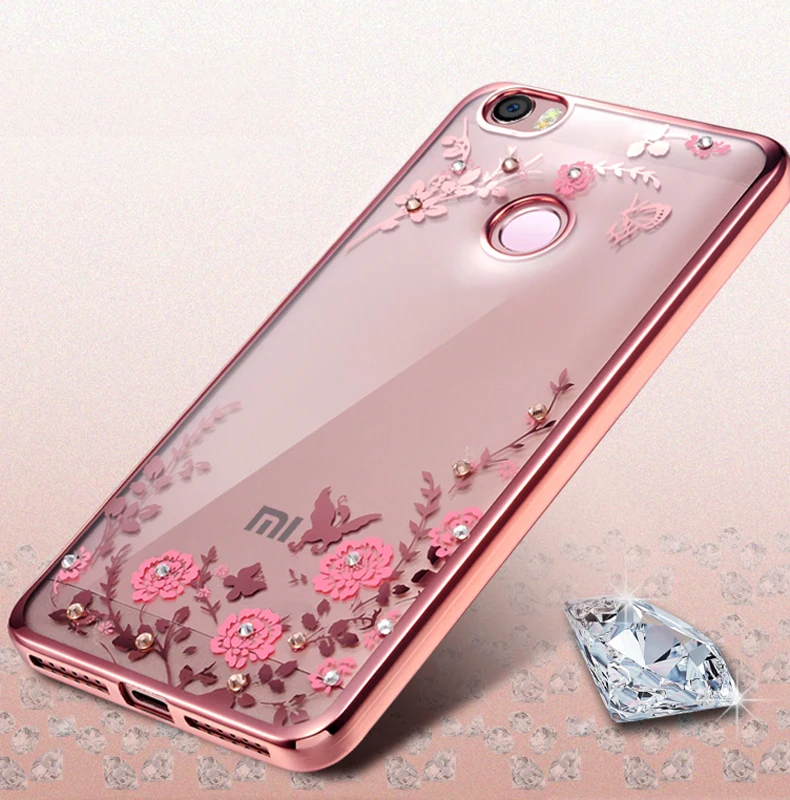 

YonLinTan etui,coque,cover,case For Xiaomi Xiami Redmi Note 5 = Note5 Pro transparent phone back Soft silicone silicon flower