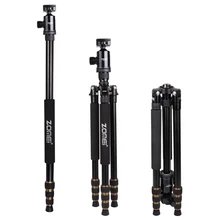 Zomei Z688 Professional Portable Camera Tripod With Ball Head Monopod For Phone DSLR Photography Travel Photo Tripode