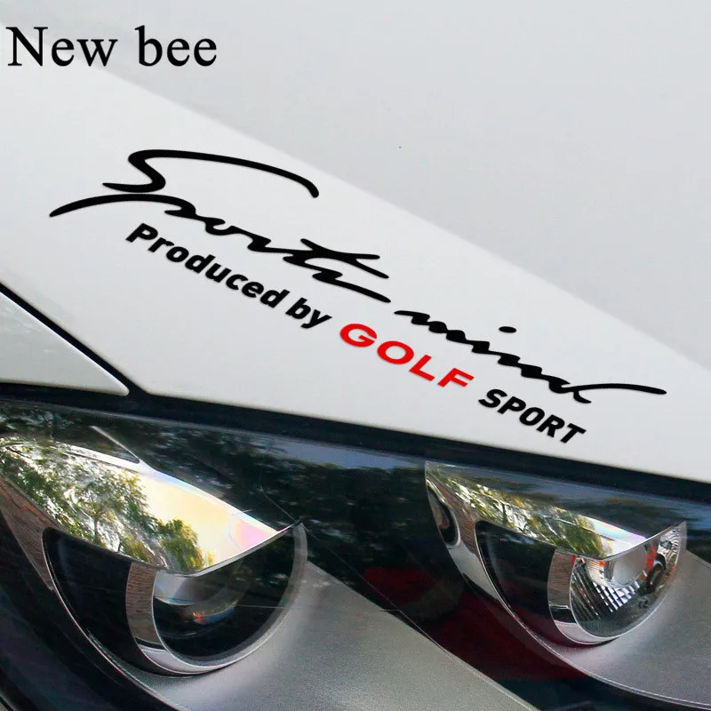 Стикер спортивный Newbee модная наклейка для Volkswagen VW Golf 4 5 6 GLX TDI GTI|sports mind|car stylingcar sport |