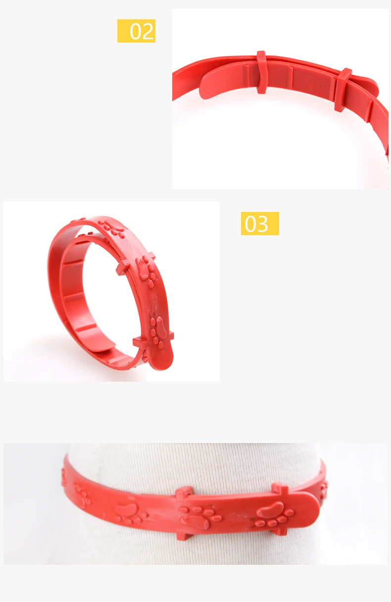 Safety Pet Cat Flea Circle Outdoor Anti Flea Collar Neck Strap Adjustable Anti-insect Cats Collars Cat Neck Straps Accessories (3)