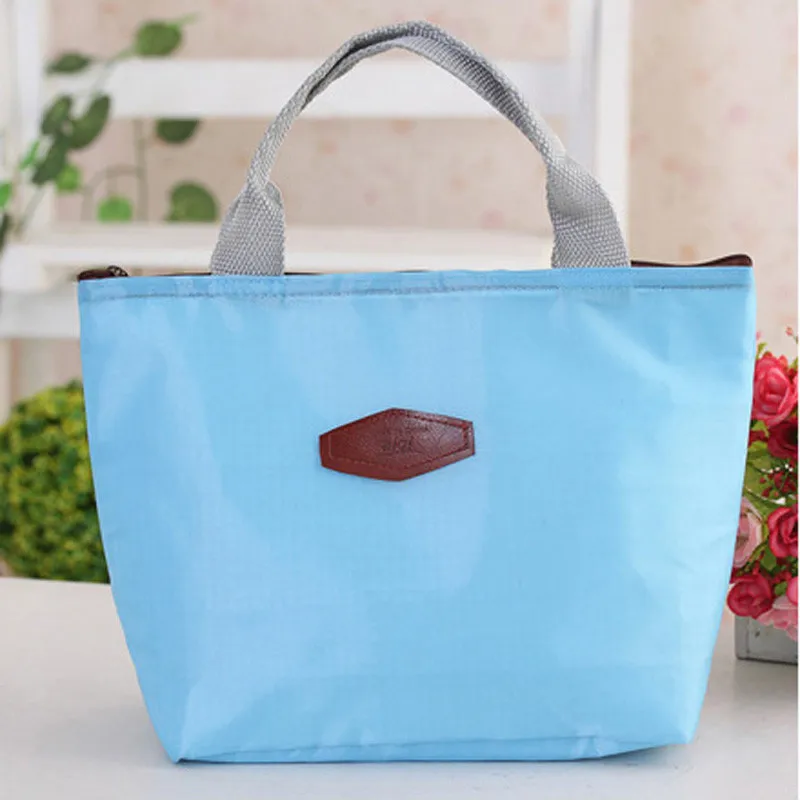 Портативная сумка для еды ярких цветов, водонепроницаемая изолированная сумка для пикника, сумка для хранения еды, большая емкость, сумка для ланча