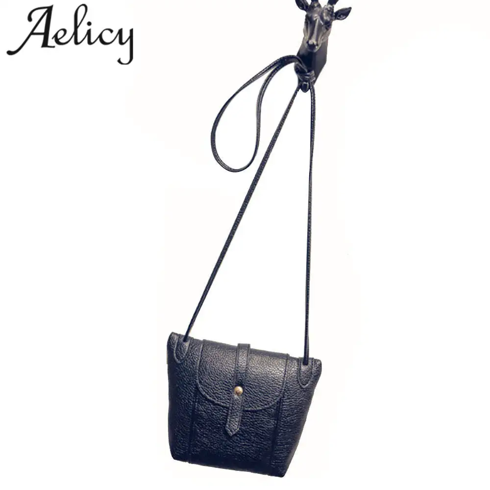 

Aelicy 2017 Fashion Women's Shoulder Bags Soft PU Leather Handbag Crossbody Handbags Black Gray Clutch Messenger Bags Bolsas