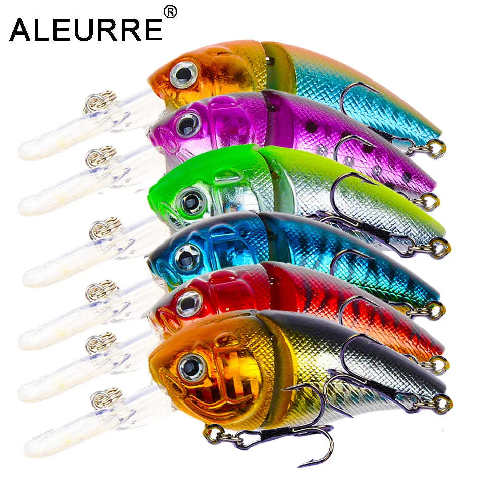 Two Sections Crankbait Fishing Lure 90mm 14.5g Topwater Artificial Japan Hard Bait Minnow