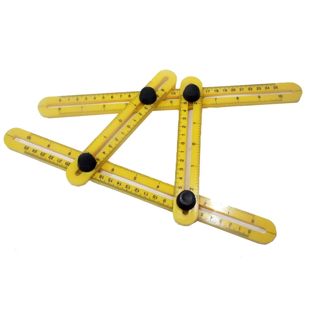 Four-Sided Ruler Angleizer Template Measuring Instrument Gauging ...