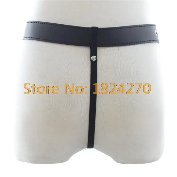 Sexy Mens Faux Leather Panties with Metal Cock Ring Black Sex Fetish Sex Bondage Restraint Harness Sexy Lingerie for Men