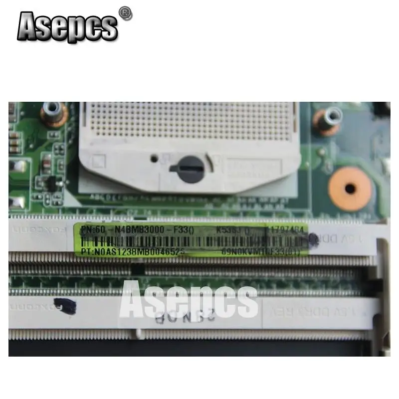 Asepcs K53SV материнская плата для ноутбука ASUS K53SV K53SC K53S K52F X52N A52F K53 Тесты оригинальная материнская плата REV2.1/2,4/3,0/3,1 GT520M