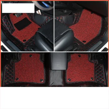 

lsrtw2017 fiber leather car interior floor mat for lincoln mkz 2013 2014 2015 2016 2017 2018 2019