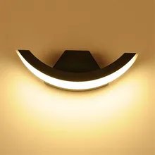 10 Вт открытый Водонепроницаемый современный светодио дный настенный светильник AC85-265V IP65 Алюминий Светильники для крыльца светодио дный свет стены CE RoHS