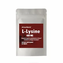 L-лизин 400 мг 60 шт поддерживает ремонт и обслуживание тканей* участвующие в образование коллагена