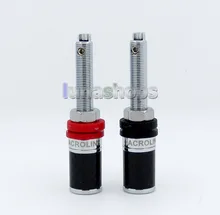 1 Pair ACROLINK CF-805(R) Carbon Rhodium Audio Terminal Audio Adapter For Speaker DIY LN005771