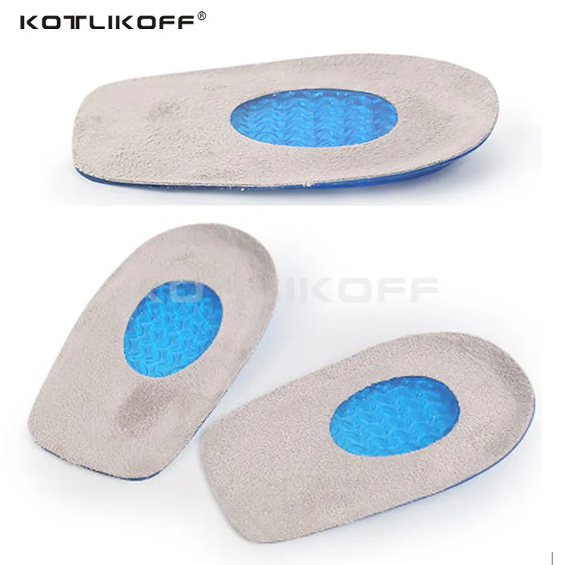

Height Increase half Elevator Insoles Pads Soles Silicone Gel Lift Height Increase Shoe Insoles Heel Insert For Shoes Women Men