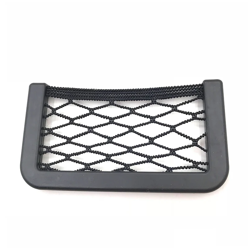 Universal Car Seat Back Storage Mesh Net Bag Strong Magic Tape 15x8cm Luggage Holder Trunk Organizer Styling|Все для уборки| |
