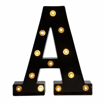 

LED Letter Marquee Sign 26 Alphabet Lights for Wedding Birthday Party Christmas Night XHC88