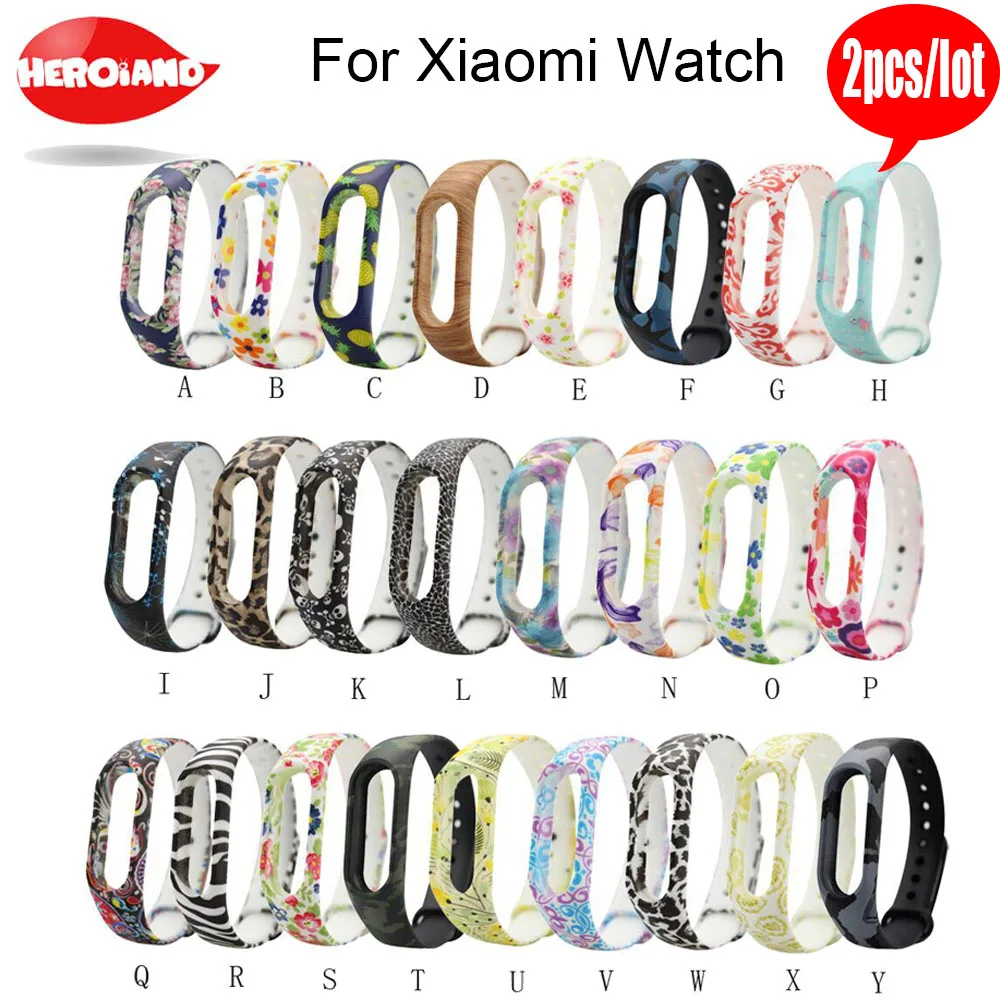 2 шт./лот ремешок для Xiaomi Miband сменный силиконовый Mi band браслет|for xiaomi miband|for mi bandband for