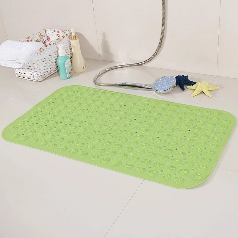 5 Sizes PVC Bath Mat Rug For Toilet Shower Mats Anti Slip PVC Bathtub Carpet Safety Bathroom Accessory Solid Bathroom Mat 5 Sizes PVC Bath Mat Rug For Toilet Shower Mats Anti Slip PVC Bathtub Carpet Safety Bathroom Accessory Solid Bathroom Mat