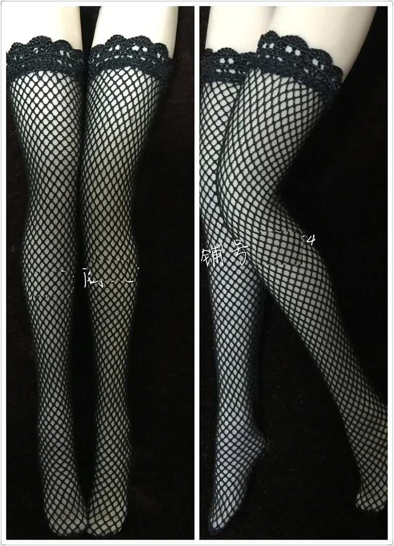 

1/6 Women Figures Black Mesh Stockings for 12 Inches Bodies