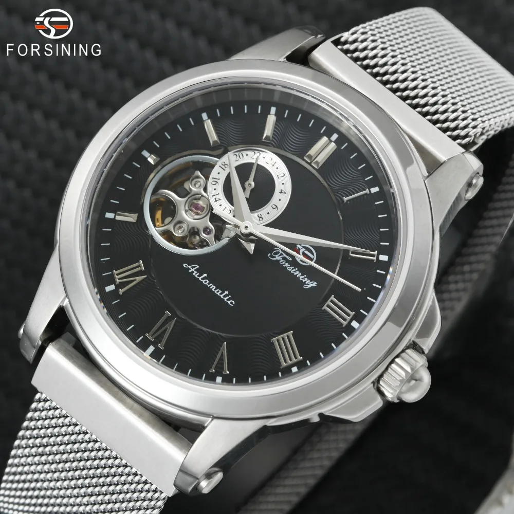 FORSINING أعلى العلامة التجارية الفاخرة الميكانيكية ووتش الرجال توربيون صغيرة الفرعية بطلب عرض المغناطيس حزام 2019 جديد أزياء ساعة اليد السيارات FORSINING أعلى العلامة التجارية الفاخرة الميكانيكية ووتش الرجال توربيون صغيرة الفرعية بطلب عرض المغناطيس حزام 2019 جديد أزياء ساعة اليد السيارات