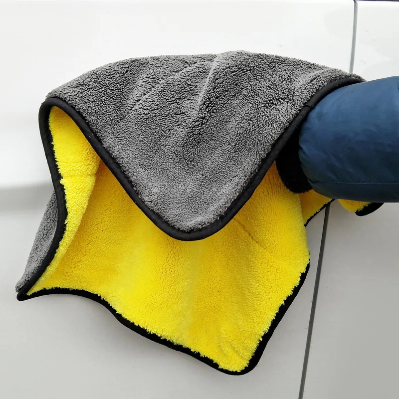 2019 Size 30*30CM Car Wash Microfiber Towel Car Cleaning Drying Cloth Hemming Car Care Cloth Detailing Car Wash Towel For Toyota