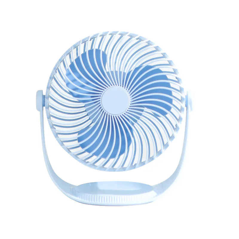 Air Cooler Mini Portable Fans Desktop Rechargeable Built-in Battery Air Cooling Fan Student Dormitory Bed USB Fan Color : Pink, Size : 2000 mAh