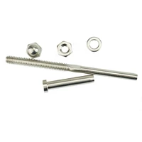 rail התאמת Threaded Bolt הדוושה כדור בכבלים מעקה קיט סיום התאמת 0.32 ס"מ, T316 ימית כיתה נירוסטה מדרגות טריד Rail ווד Col (3)