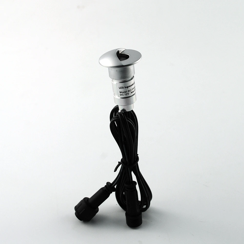 Провод с разъемом «папа» и «мама» на светильник) 10 шт. светодиодный светильник для подземного использования, для сада, 0,6 Вт Светодиодный светильник IP65