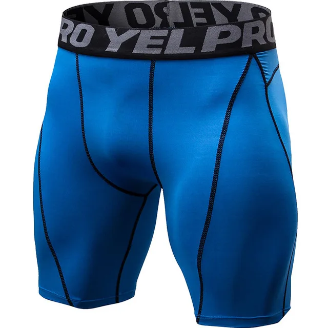 Мужские компрессионные короткие трико для бега, мужские быстросохнущие леггинсы для занятий фитнесом и фитнесом, шорты для бега, мужское нижнее белье, спортивные шорты - Цвет: Style 7