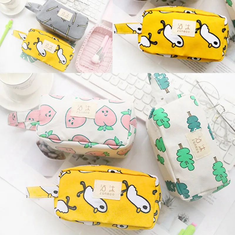 Милый большой Карандаш Чехол для девочек Kawaii школьный пенал коробка Канцелярский мешочек Дети Подарки для школы и офиса поставки Zakka