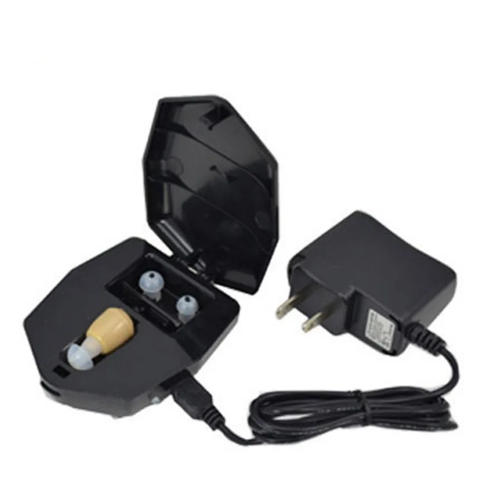 

Mini Hearing Aids Earphone Clear Rechargeable Audiphone Invisible Acousticon Portable Acouophone Hearing Aid For the Elderly Old