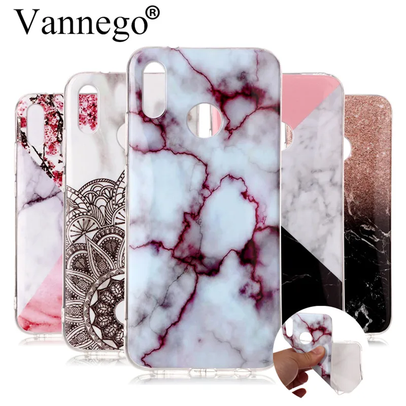 

Vannego Marble Case For coque Huawei P20 lite P20 P20 Pro Case Silicone Soft TPU Back Cover For Fundas Huawei Nova 3e Cases