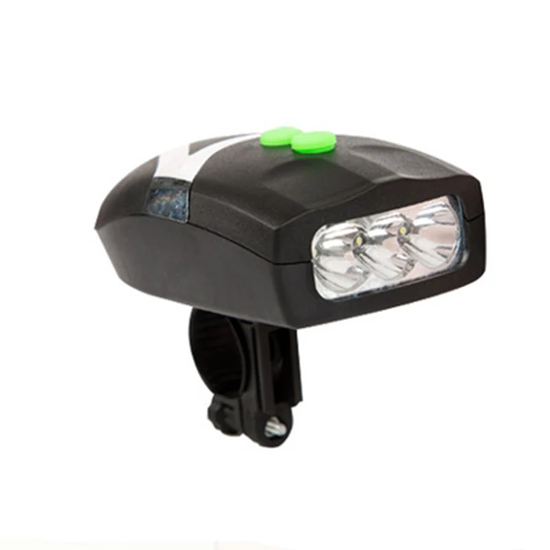 Cool Flashlight Bicycle Bell use Battery Bike Horn Light Headlight