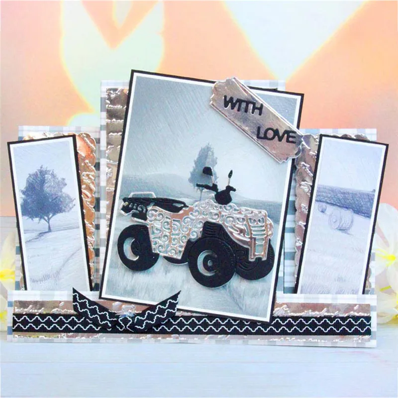 

Eastshape 1Pcs/lot Metal Cutting Dies Scrapbooking For Card Making DIY Embossing Cuts New Craft Beach Motorcycle Vehicle Element