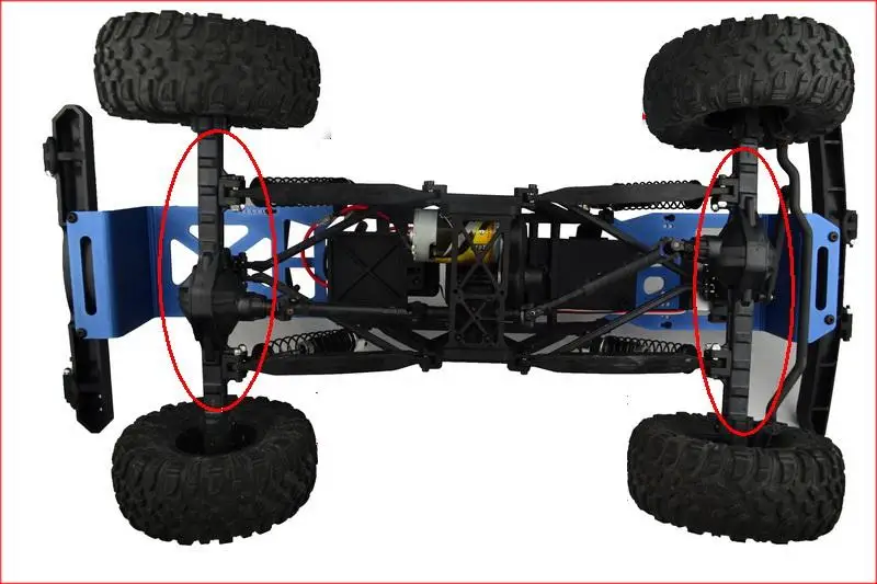 Радиоуправляемый гусеничный 4WD VRX гоночный RH1047 BF-4J набор 1/10 масштаб Электрический радиоуправляемый автомобиль, без электроники, игрушки для детский Радиоуправляемый автомобиль