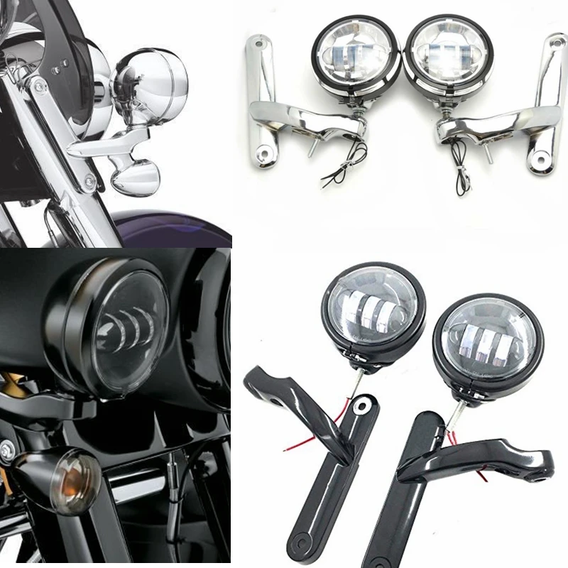 4 5 &quotсветодиодный вспомогательный противотуманный фонарь для Harley Electra Glide