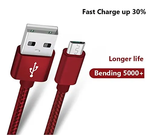 0,25/1/2/3 м нейлоновые Кабель Micro-USB в оплетке со сверхдолгой кабель для быстрой зарядки передачи и синхронизации данных USB кабель для XiaoMi samsung sony htc LG