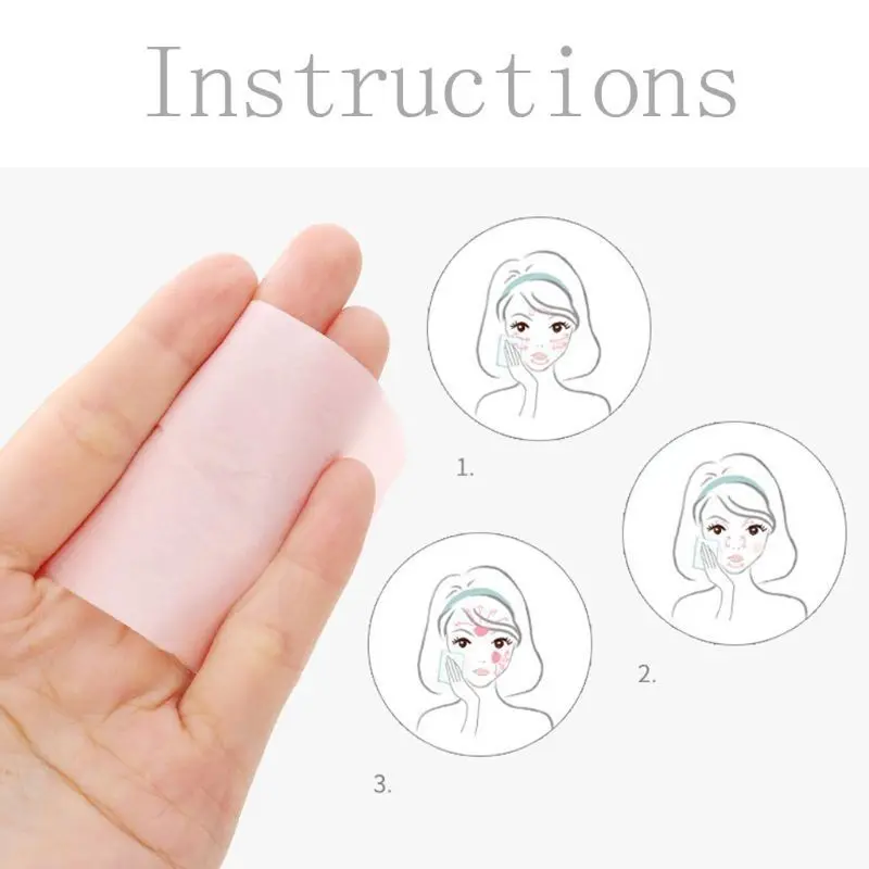 4 сумка 200 шт масло для лица Blotting Papers салфетки для удаления излишка масла лицо очищение, лечение акне масло для глубокого очищения