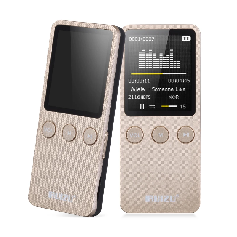 Reproductor de MP3 de Alta Fidelidad RUIZU X08 Altavoz 1.8 
