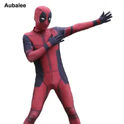 Дэдпул Косплэй Зентаи костюм для взрослых красный Прохладный костюм супергероя фильма Дэдпул Необычные боди Хэллоуин вечерние комбинезон